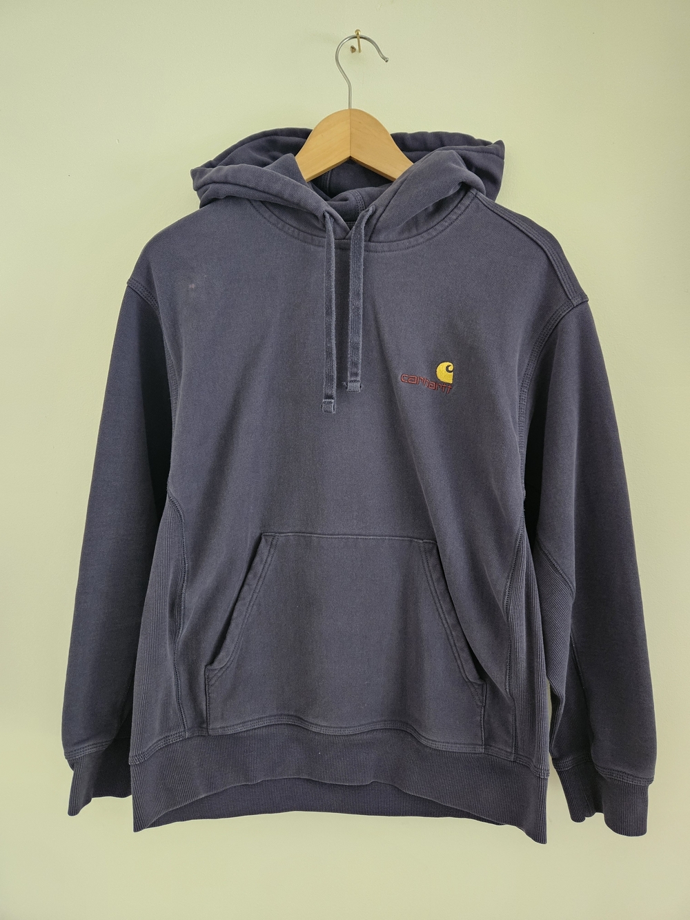 Carhartt WIP Hoodie Mens Medium Blue Sweatshirt Work In Progress